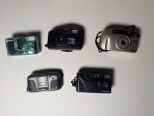 Lot of 5 Vintage Point  Shoot Film Cameras  Untested or Parts/Repair