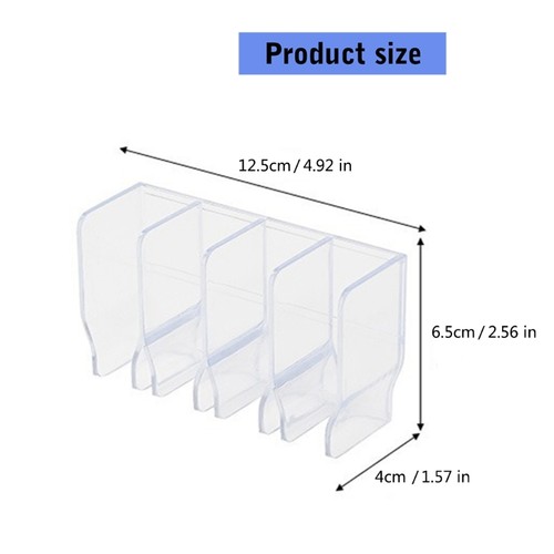 Plastic Skincare Display Rack Wall Mountable No Tools Needed Multi Section - Picture 8 of 8