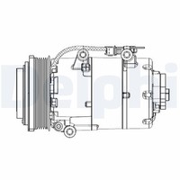 Delphi Kompressor, Klimaanlage CS20358 FüR Ford