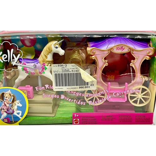 Playset Mattel Kelly Fun Rides 2002 47271 NUOVO DI ZECCA - Foto 3 di 7