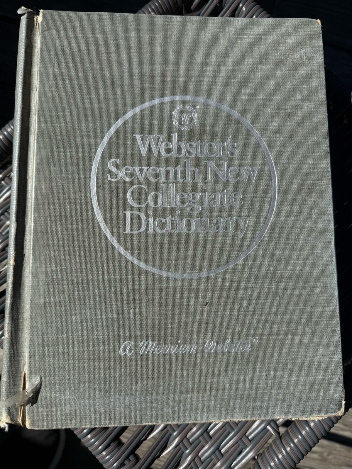 Webster's Seventh New Collegiate Dictionary Hardcover by C.C. Merriam Company