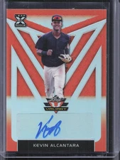 2020 Leaf Valiant #BA-KA2 Kevin Alcantara Orange Auto #/75 Rookie Cubs RC
