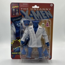 2022 Marvel X-Men Retro Legends Fan Channel Blue Beast 6  Scale Hasbro Figure