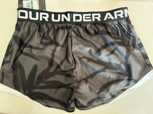 Under Armour Youth Girls' Avy Play Up 2.0 Printed Shorts Elastic, Size YLG - Picture 4 of 7