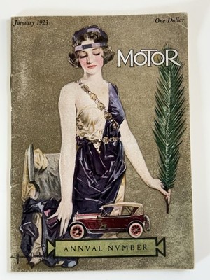 1923 Durant Lot Motor magazine Durant Article & original 1928-9 Radiator Emblem