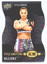 2022 Upper Deck Allure AEW #TA-16 Leyla Hirsch Title Ambitions