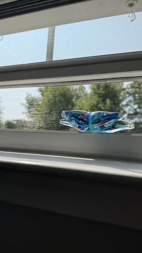 Blue Crystal Starfish Glass - Picture 3 of 5