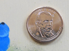 2009-P JAMES K. POLK PRESIDENTIAL DOLLAR UNCIRCULATED ACTUAL COIN #9158
