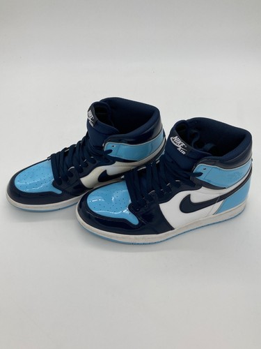 Jordan 1 Retro High OG UNC Leder Größe 9 blau weiß/marine Herrenschuhe CD0461-401 - Bild 3 von 11