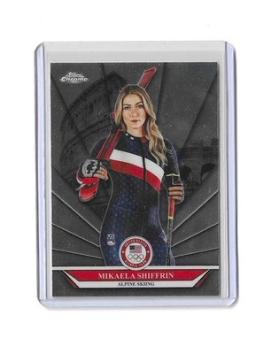 2026 Topps Chrome U.S. Winter Olympic #BU-4 Mikaela Shiffrin Buongiorno