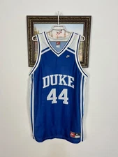 Vintage 90's Nike Duke Blue Devils Basketball Jersey NCAA Blue Shirt Size XL