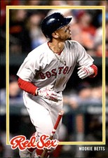 Mookie Betts 2018 Topps On-Demand Inspired By '78 #3 Red Sox