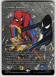 Leyline Binding (Borderless) #2 - Marvel's Spider-Man - Mythic Rare