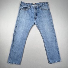 VTG Levi's 501 Original Jeans Mens 38x32 Straight Leg Button Fly Denim Classic