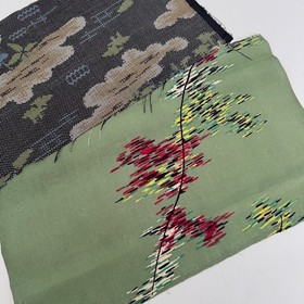 Bundle #242 Herb Vintage Silk Fabric Scraps Japanese Kimono Fabric Bag
