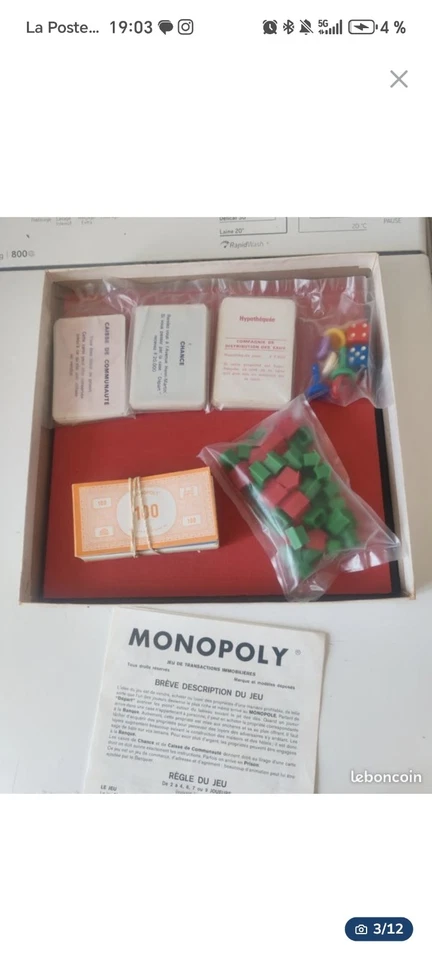 Monopoly Vintage Année 70 - Photo 3/4