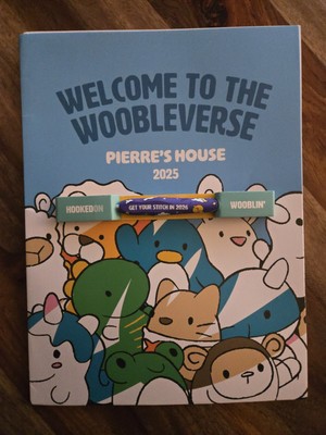 Woobles Get Your Stitch In 2026 Hook & Pierre's House Coloring Book Collectibles