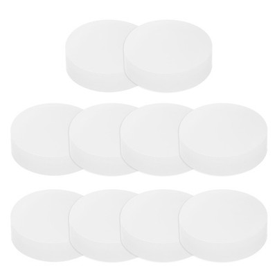 10 pcs round silicone sheet 30mm x 8mm, translucent for general use