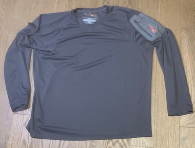 Sitka Base Layer Long Sleeve Men's XL Grey Shirt (N01261000)