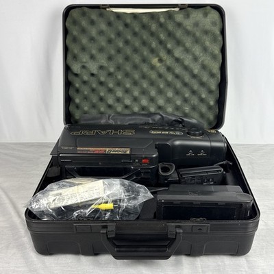 Vintage Sharp Camcorder Model: VL-L270U With Case And Accessories - READ!!