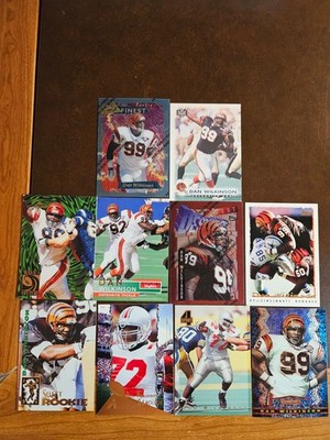 DAN WILKINSON - **Premium Lot of 10 Different (3 RC's - 2 Inserts** - Bengals
