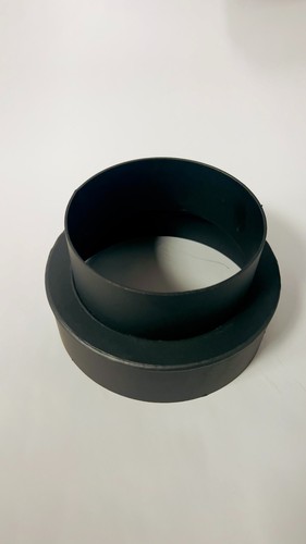 Stove Pipe Adapter DTR 150/130 mm | Flue Reducer Steel | For Wood Stoves