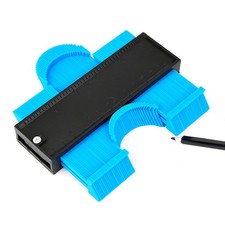Blue ABS Profile Gauge Duplicator for Pipe and Tile Measuring