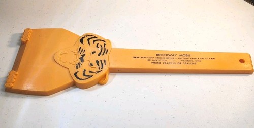 Vintage Window Ice Scraper - Brockway Mobll - Waterloo, Iowa ~ AD-120 - Picture 7 of 19