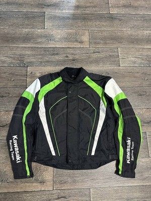 Vintage Kawasaki racing team Moto Jacket 90s Men XL | eBay
