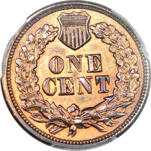 1869/69 1C RPD FS-301 Snow-3 Indian Head Cent PCGS Genuine UNC Det.(Cleaned) - Picture 3 of 3