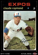 1971 Topps #536 Claude Raymond Expos 4 - VG/EX