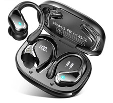 75Hrs Bluetooth 5.3 Earphones IP7 Waterproof Wireless Headphones with ENC Noise