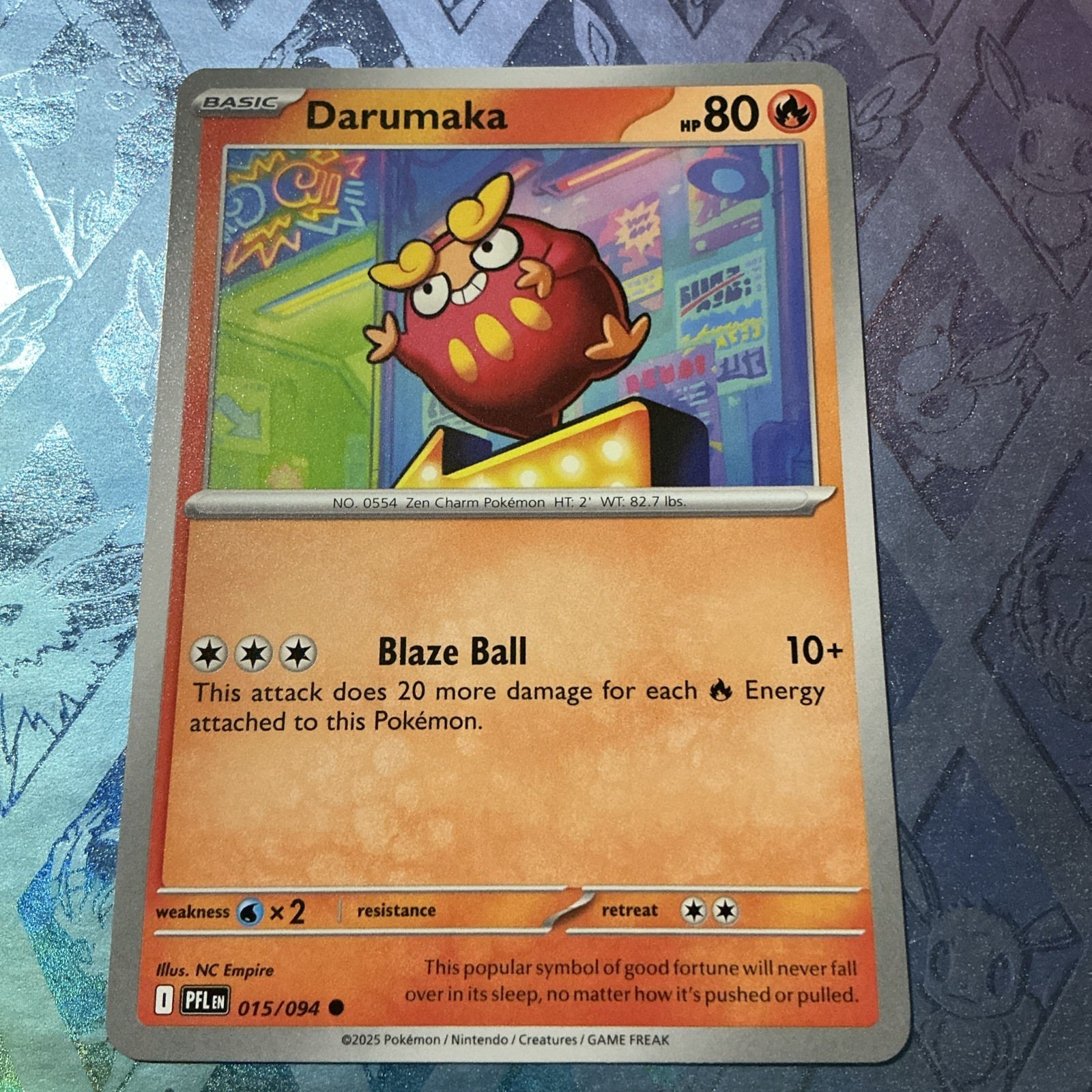 Darumaka Normal Common ME02: Phantasmal Flames - 015/094 NM Pokemon Regular