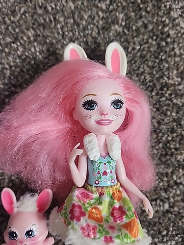 Mattel Enchantimals Puppen und Tiere Konvolut 2 Figuren Hase Pfau - Bild 4 von 11