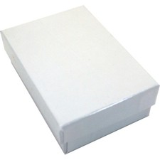 36 Cotton Boxes White Pendant Chain Jewelry Displays
