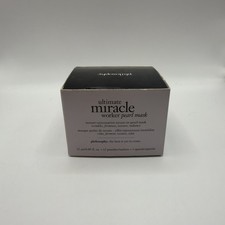 Philosophy ultimate miracle woker pearl mask new in box full size 0.85oz