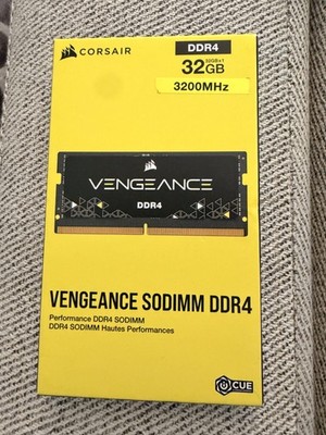 Corsair Vengeance 32GB (1x32GB) DDR4 SODIMM 3200MHz 260-Pin Memory Kit...