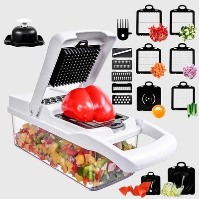 26 in 1 Gemüsehacker Mandoline Schneider Würfelschneider Schäler Obst Salat