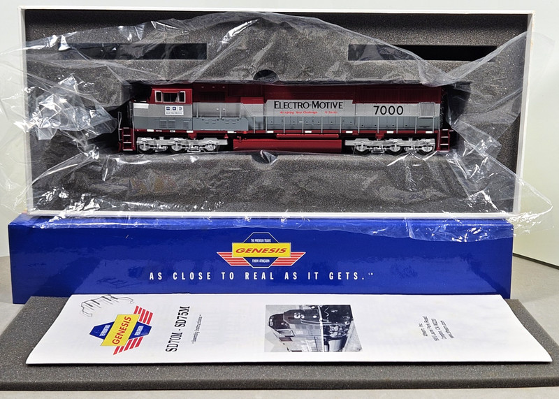 HO Athearn Genesis G6116 SD70M Demonstrator Diesel Locomotive EMD Demo #7000 NM