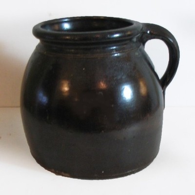 Vintage Rustic New England Brown Jug Country Classic 7-3/4'' Tall 28'' Around Mint