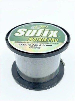 Sufix Matrix Pro 0,14mm 5,4kg 1500m Green Geflochtene Schnur Großspule