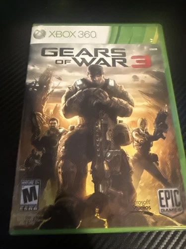 Gears Of War 3 Xbox 360 Game CIB M Microsoft Epic Games Shooter NTSC 2011 Action