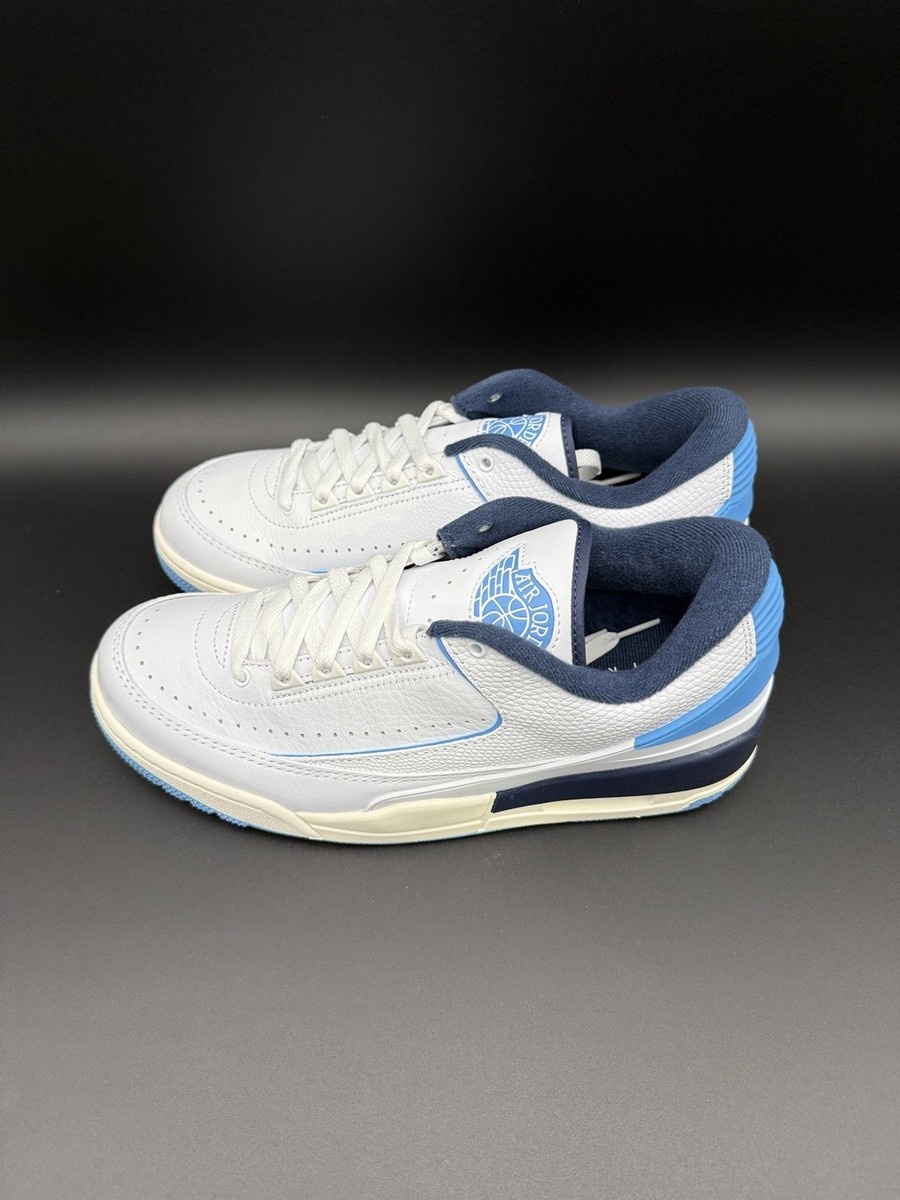 Nike Air Jordan 2/3 UNC White Blue Black FD0383-144 Mens New | eBay