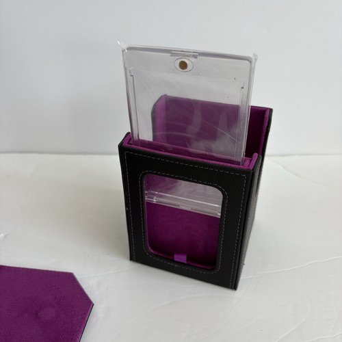 Boîte de jeu de cartes Kabinka pour MTG Commander, peut contenir 400+ 5 en 1, A1-noir violet - Photo 13/17