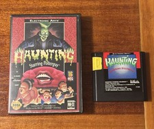 Haunting Starring Polterguy for Sega Genesis Authentic Game & Case! Tested Works