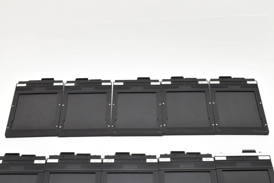 TOYO 4x5 Cut Sheet Film Holder Back Lot of 10 w/Box [Near Mint] Japan #2549958 - Image 3 of 4