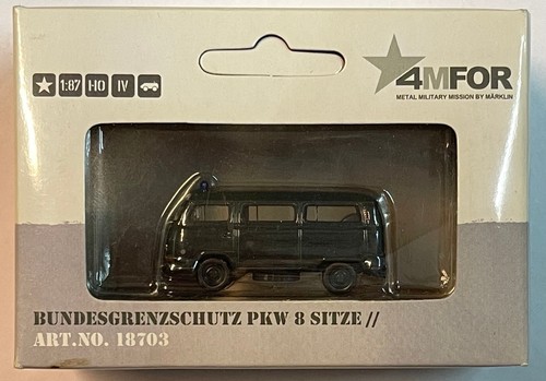 Märklin 4MFOR 18703 1/87 VW Bus Bundesgrenzschutz 8Sitzer in OVP neu | Condition: Neu