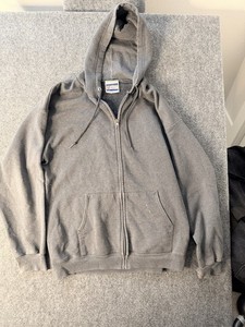 Vintage Grey Zip Up Hoodie | eBay