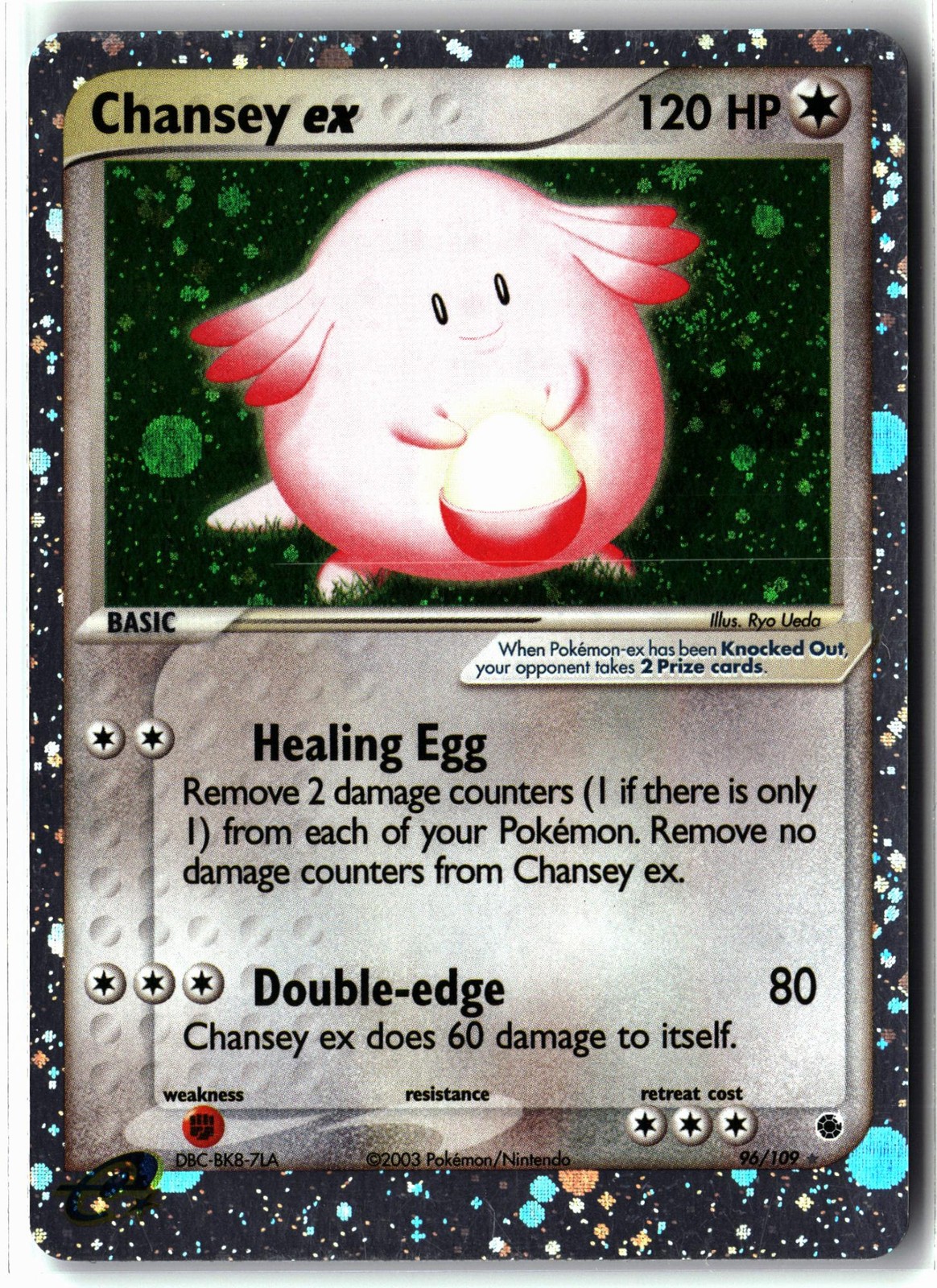 Chansey ex ⭐️ 96/109 Holo EX Rare Ruby & Sapphire 2003 Pokemon NM/LP