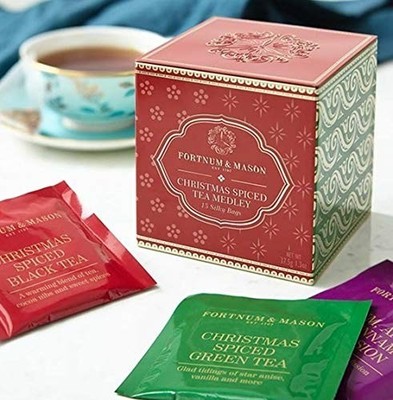 Fortnum Mason Christmas Spiced Medley Tea Tin- Sealed *READ*